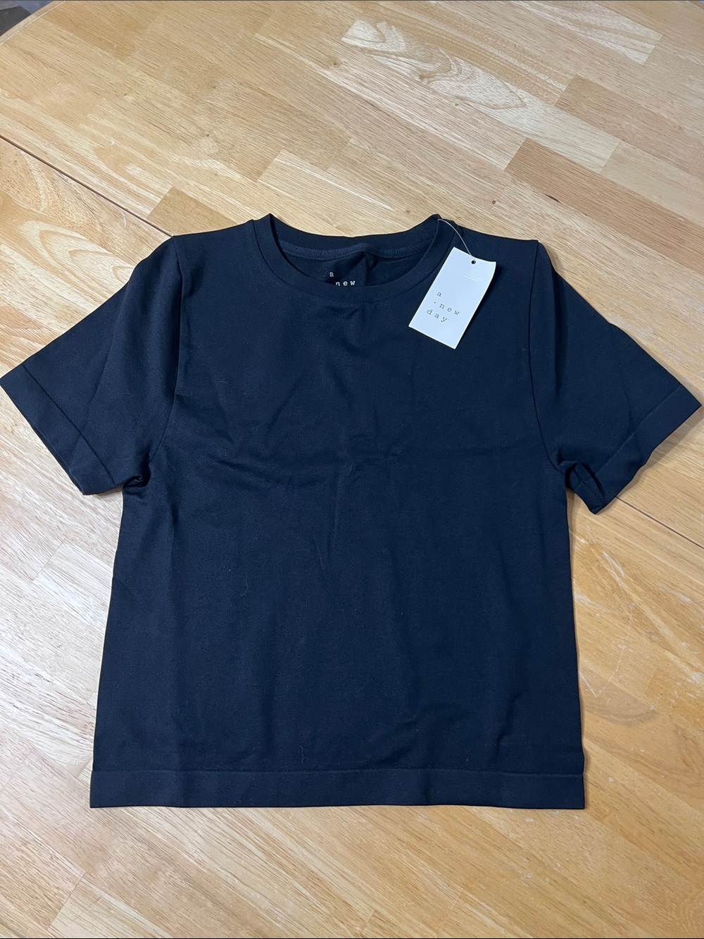 Women’s Slim Fit Short Sleeve Seamless Baby T-Shirt - A New Day - Medium - Picture 2 of 7
